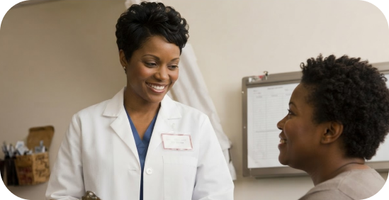Doctor visiting a patient